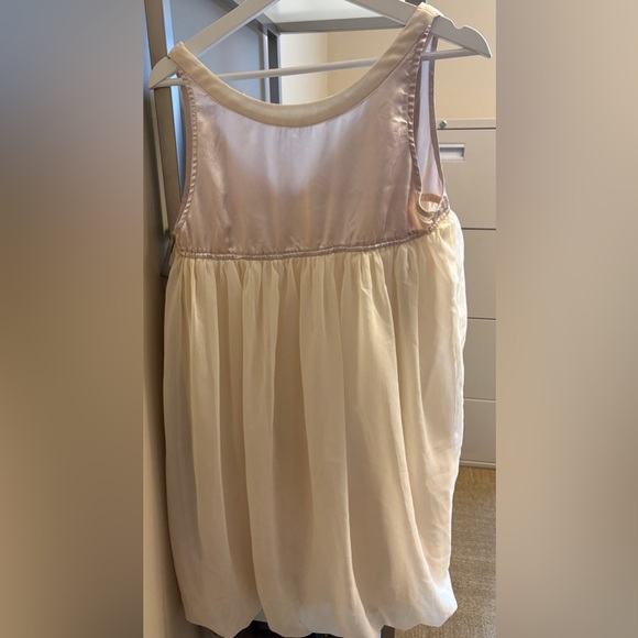 Vintage 60's inspired Bubble Elegant Cream Sleeveless Nightgown size XS-Small - Picture 4 of 9